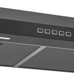 30-Inch Under Cabinet, Energy Star, 350 Max Blower CFM, Stainless Steel Range Hood, Black Stainless