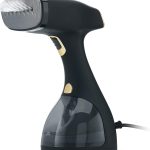 Steamer for Clothes, 1500 Watt Portable Handheld Fabric and Garment Steamer with Lint Remover & Fabric Brush, Ultra-Fast Heat Up, 18 Min Continuous Steam for Powerful Wrinkle Remover, Black