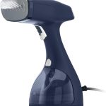 Steamer for Clothes, 1500 Watt Portable Handheld Fabric and Garment Steamer with Lint Remover & Fabric Brush, Ultra-Fast Heat Up, 18 Min Continuous Steam for Powerful Wrinkle Remover, Blue