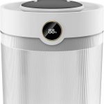 Humidifiers for Bedroom, 2000ML Dual-Nozzle Humidifier with7-Color LED,Easy Top Fill Personal Desktop Portable Humidifiers for Travel,Office, Plants, Home (White)