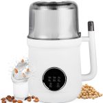 Nut Milk Maker Machine – 32oz Plant-Based Homemade Milk Maker – Multi-Functional Automatic Soy Milk Maker for Almond, Cashew, Soy, Oat, & Juice – Boil Water/Delay Start/Self-Clean