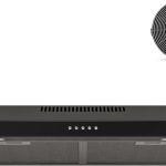 Black Range Hood 30 Inch Under Cabinet, Ducted/Ductless Convertible Kitchen Hood, 300 CFM, 3 Speed Exhaust Fan, Brushless DC Motor, Stove Hood Vents for Kitchen with LED Lights
