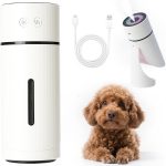 Small Dog Humidifier, 100% Pet-Safe, Pets Friendly Mini Quiet Mist Humidifiers, Adjustable 90° Mist, Moisturized Environment For Dogs, USB-Charge Pet Respiratory & Home Use(Charge)